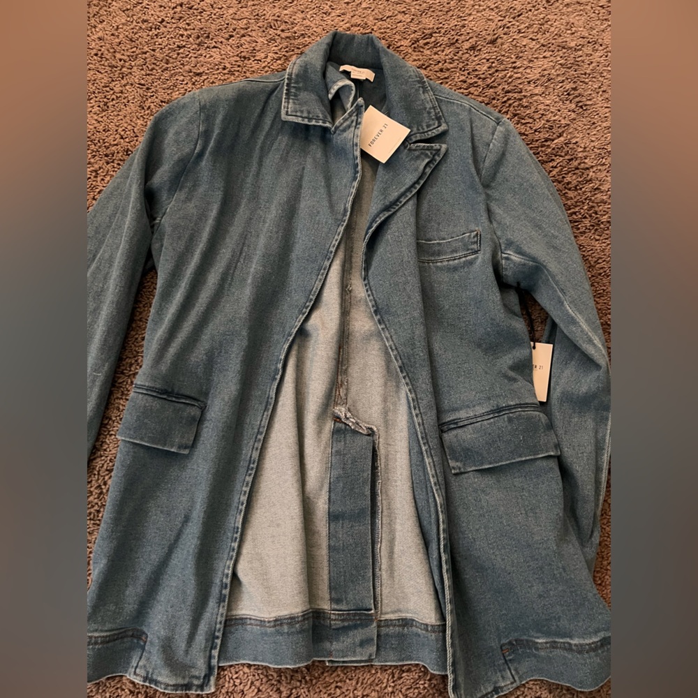Forever 21 Denim Blazer - Picture 8 of 10